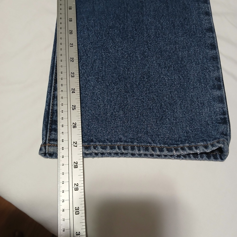 FRAME Le Jane Crop Jeans Medium Wash High Rise Wide Leg Denim Size 30 - Picture 10 of 13